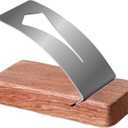 Savina Zipper Jig Tool, Hardwood & Stainless Steel Zipper Installing Tool for Dresses & Pants, Works with Various Sizes, Tool for Sewing.