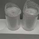 16 Pack Glass Cylinder Vases 4,6,8,10 Inch Tall Clear Flower Vase Hurricane Floating Candle Holder for Table Centerpiece Wedding Home Decor