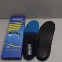 Arch Support Inserts for Men Women - Plantar Fasciitis High Arch Support Insoles, Orthotics Shoe Inserts for Flat Feet, Foot Pain Relief Shock Absorption and Cushioning (Mens 15-15 1/2) (Blue)