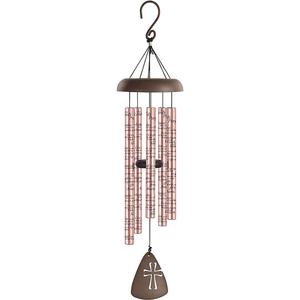 Carson Wind Chime-Sonnet-Lord's Prayer-Rose Gold (30")