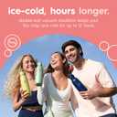 sodastream Fizz & Go Cool, Stainless Steel Carbonated Water Bottle 0.9L, Insulated Metal Bottle for Sparkling Water, Compatible with TERRA, ART, ENSO & More in Papaya Orange