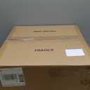 Large Glass Pendant Lighting, Hammered Lampshade Chandelier with Height Adjustable Hanging Rods, Brass Gold Chandelier for Dining Living Room Kitchen Island (Stained, 14 Inch)