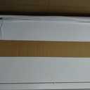 6 Cube Storage Organizer, 47" Long Horizontal Bookshelf, White Oak, Without Drawer