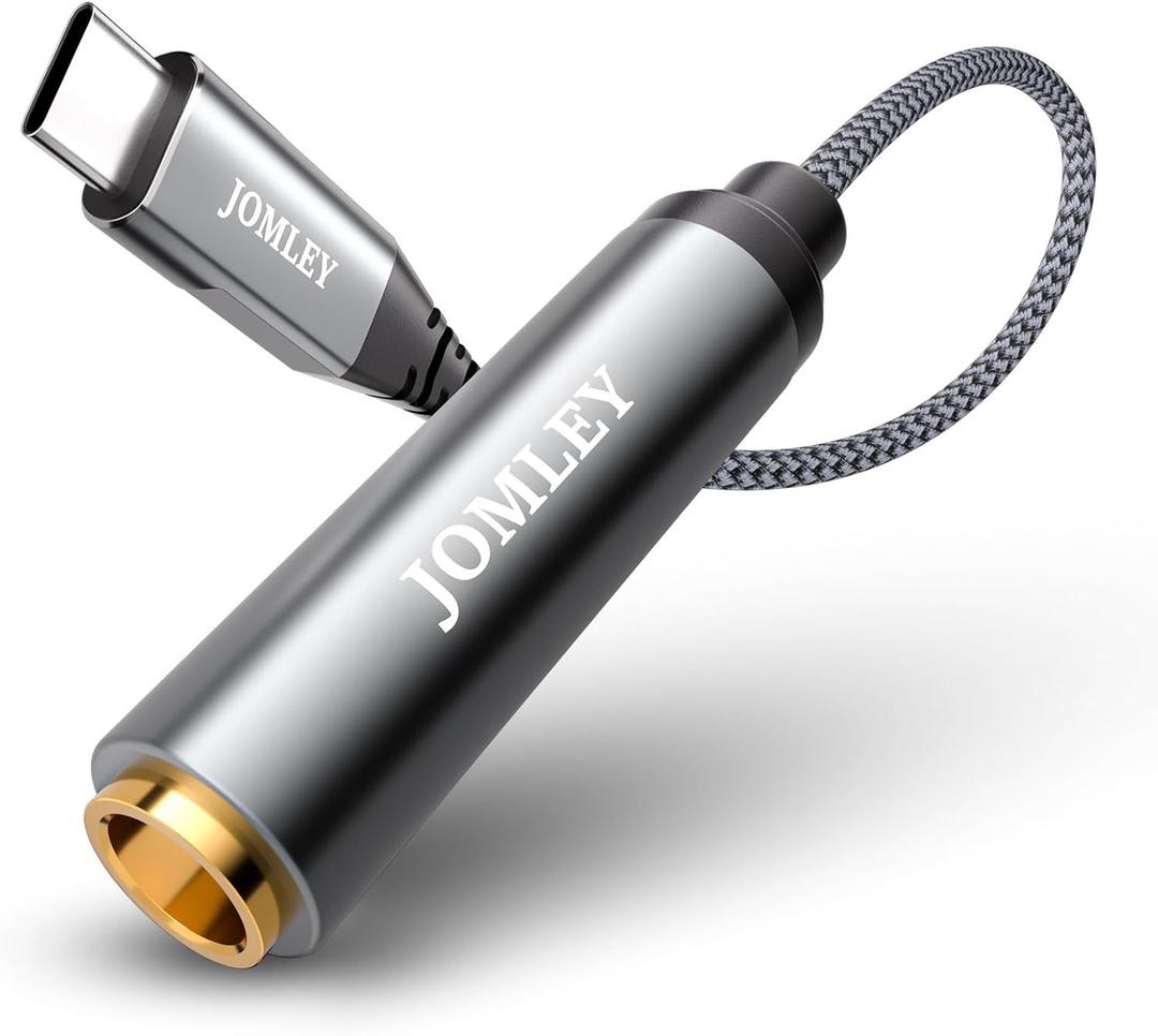 USB C to 1/4 Headphone Adapter 3.3ft/1M, 1/4 Inch 6.35mm TRS Female to USB C Stereo Jack Headphone Adapter Cable for Amplifiers, Mixers, Home Theater, Smartphones, Laptops