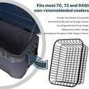 Dry Goods Wire Basket Replacement for Coolers, Compatible with Igloo 70/72/94 Qt Models, Cooler Storage Organizer