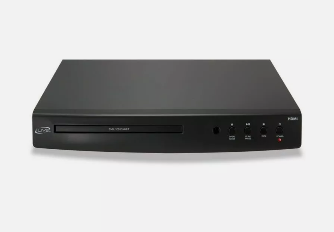 iLive DVD Player with HDMI Conversion, DH300BI, Black