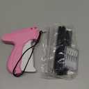Stitch Gun for Clothes - Handheld Stitch Gun Quick Clothing Fixer - Tagging Gun - Includes 6 Needle, 1000 Black Fasteners & 1000 White Fasteners, Pink