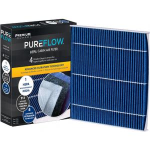 PureFlow HEPA Cabin Air Filter PC9977HX | Fits 2014-2020 Jeep Cherokee, 2015-2017 Chrysler 200