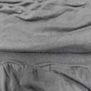 WiWi Women's Pajama Pants Bamboo Viscose Super Soft Wide Leg Palazzo Lounge Yoga Cooling Sleep Bottoms with Pockets, Dusty Blue, L