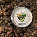Urban Worm Soil Thermometer - 5-in Stainless Steel Stem - Perfect for Gardening & Worm Bin