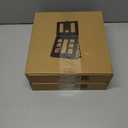 2 x HNL Portable Monitor Stand, iPad & Tablet Holder, clamp Retention, Foldable, mountable Small Desk, Supports 7.75 inch to 10.75 inch Screen Width, Travel with Laptop, Black