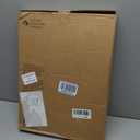 Bemis 7300SLEC Slow Close Toilet Seat, Easy Clean Hinges and Durable Plastic Seat, Made in USA, Elongated, White