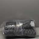 KSIIA Washable Dog Bed Deluxe Plush Dog Crate Beds Comfy Kennel Pad Anti-Slip Pet Sleeping Mat for Large, Jumbo, Medium, Small Dogs Breeds, 23" x 18", Dark Grey