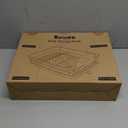 Kitsure Dish Drying Rack for Kitchen Counter, Stainless Steel Sink Organization and Storage Essentials with Cutlery Holder, Home and Appartment Decor, 12''W x 15.5''L, Light Grey