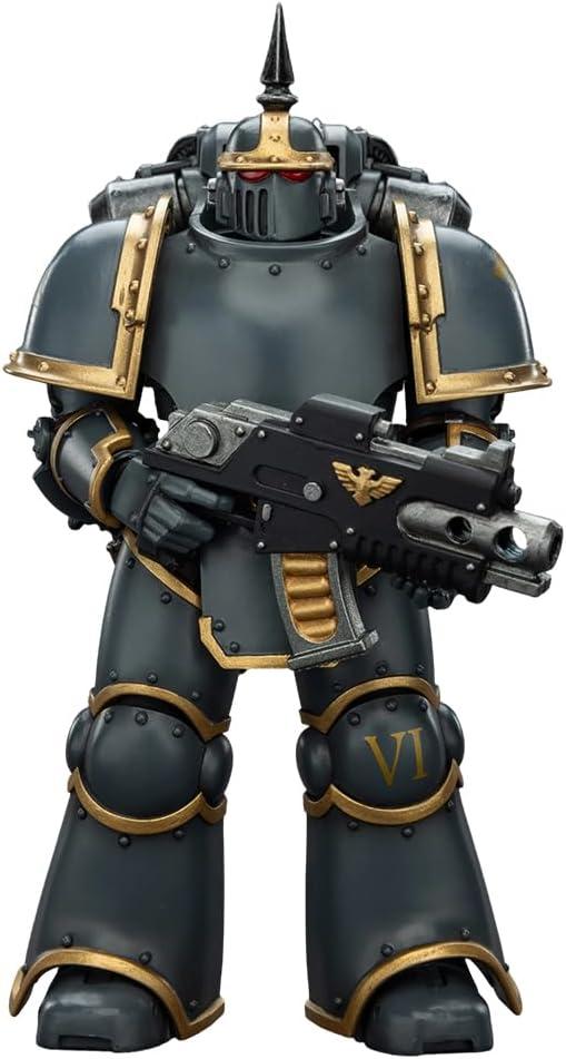 JOYTOY Action Figures Warhammer 40K MK LLL Tactical Legionary 1/18 Movable Model Collectible Figurine Ages 15+ (Space Wolves)