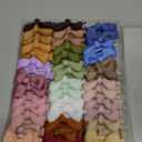 CLLOT Baby Hair Clips 50PCS Baby Girls Fully Lined Baby Bows Hair Pins Tiny 2" Hair Bows Alligator Clips for Baby Girls Infants Toddlers in Pairs