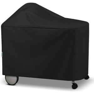 SunPatio Outdoor Waterproof Grill Cover Compatible for Weber 22 Inch Performer Premium Deluxe, RecTeq, Char-Griller Grills, Compared to Weber 7152, Heavy Duty Weather Resistant Charcoal BBQ Cover