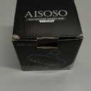 AISOSO Shower Head, 5 Modes High Pressure Shower Heads for Relaxed Shower Experience, 4.1 Inch Bathroom Fixed Showerhead Even at Low Water Pressure for Powerful Spray, Matte Black