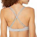 Amazon Essentials Women's Push-Up Cotton Bra, Pack of 2 (34DD, Grey Heather/Pearl)