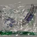 Water Supply Extension Line - 8 Inch Long, 3/8" Male Comp. To 3/8" Female Compression Stainless Steel Braided Hose, Fits Toilet Ballcock or Other Faucet Fitting - 2 Pieces