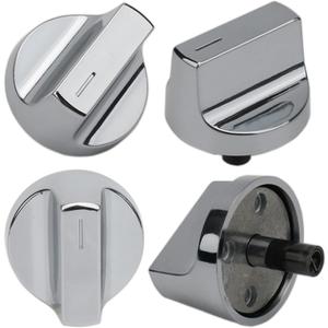 W11517334 Range Knobs for Whirlpool Gas Range Stove Knobs Replacement Parts WEG745H0FS0 WEG515S0FS0 Compatible with Whirlpool Stove Burner Control Knobs Appliance Accessories, 4 Pack