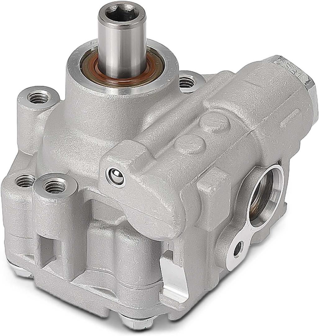 YHTAUTO Power Steering Pump w/o Reservoir Replacement for Hummer H3 2007 2008 2009 L5 3.7L, Power Assist Pump