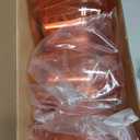 Tioncy 12 Pcs Pink Red Plastic Stemless Wine Glasses Bulk Reusable Colored Unbreakable Valentines Party Wine Cups for Indoor Outdoor Dining Wedding Birthday Cocktail Champagne, 14 oz(Crystal Red)