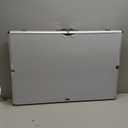 Portable Trade Show Display CaseAluminum Glass Display Case for CardsCard Show Display case,Can Store Anti-Ultraviolet Cards for Jewelry, Trading Card, Collectibles Shows (Silver, 1 PCS/34 inch)