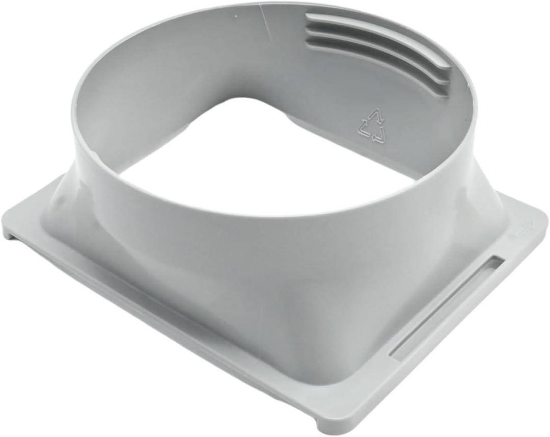 5.9Inch Mobile AC Unit Tube Connector- Portable Air Conditioner Hose Coupler-AC Hose Extension Connector Air Conditioning Accessories for AC Hose Coupler Extension (Square)