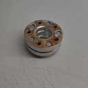 Customadeonly 5x114.3/5x4.5 Wheel Spacers 1" Hubcentric (25mm) - 5 Lug 67.1mm Bore 12x1.5 Studs - Compatible with Hyundai Genesis, Kia Soul, Mazda 3/5/CX-7, Mitsubishi Evo/Eclipse (2-Pack) (Silver)