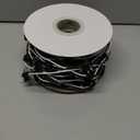 Partsam Double Male Bullet Plugs 2 Prong Continuous Wire Harness Roll for Side Clearance Marker Light,150 Male Plugs, 6" Lead Between Plugs