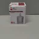 Colorful Glass Jar With Lid,Candy Cookie Jars,Jewelry Box,Christmas Decorative Jar(Olive Green)