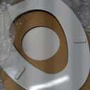 Mayfair Linden Slow Close Toilet Seat, Non Slip Heavy Duty Wood, Easy Install, Elongated, White