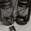 2 Pack Bronze Vintage 4 Modes Light LED LanternsRechargeable Dancing Flame Lanterns Decorative Outdoor&Indoor, Remote Control Waterproof Hanging Lights for Camping, Patio Garden Pathway