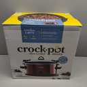 Crock-Pot 6-Quart Cook & Carry Oval Manual Portable Slow Cooker, Red - SCCPVL600-R