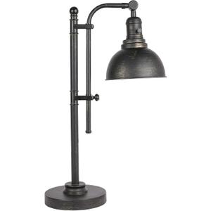VONLUCE Rustic Desk Lamp Black Adjustable, Industrial Style Metal Task Lamp 25"-29", Vintage Work Lamp, Farmhouse Reading Lamp in Aged Bronze Finish, ETL Certificate