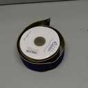 Ribbli Navy Velvet Wired Ribbon 2.5 Inch Luxury Matte Velvet Christmas Ribbon for Gift Wrapping Christmas Tree Decoration Crafts Wreaths Supplies - 10 Yards