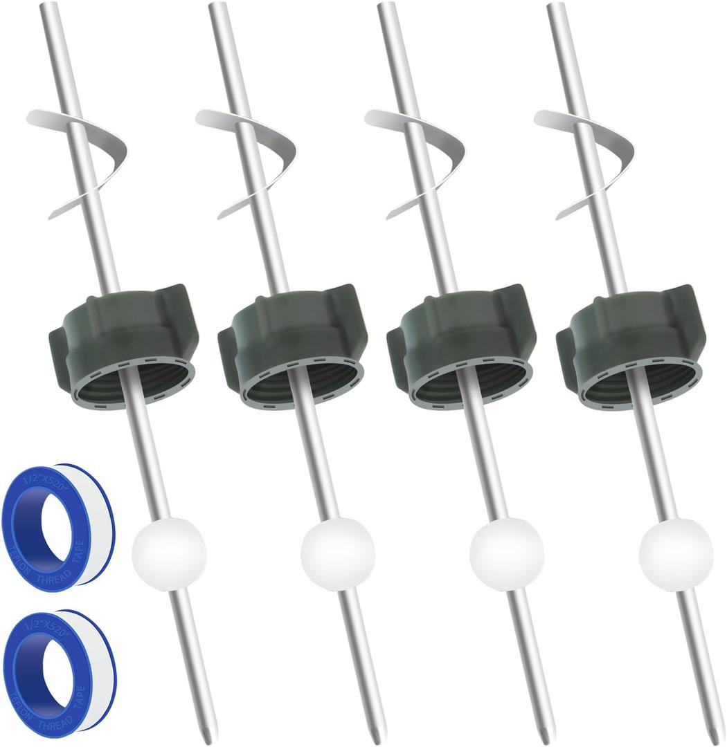 4 Pcs Lavatory Pop Up Center Piece Assembly Fit for Price Pfister and Other Major Brands, Replacement for PS2673, PS469, PS8327, Pivot Rod Drain Stopper Repair Kit