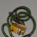 Fida Durable Slip Lead, 6 FT x 1/ 2" Heavy Duty Loop Leash, Comfortable Strong Rope for Large, Medium Dogs, No Pull Pet Training with Highly Reflective, Green