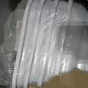 Hanging Planters for Outdoor Plants - Fence Hanging Planters for PVC Fence, Plant Hangers Hanging Plant Flower Pots White with Post Caps for Garden Yard Decor, Easy Install - 4 Pack