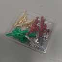 Christmas Hair Clips 8pcs Xmas Bow Alligator Hair Clips Pins Accessories for Women Girls Festival Holiday Decoration