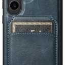 PASNEW Galaxy S25 Ultra Wallet Case Compatible with Magsafe Wireless Charging,Magnetic Card Holder Leather Shell for Samsung S25Ultra,Not for S Pen,6.9 inch,Blue