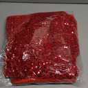 Mr. Pen- Red Sequin Christmas Tree Skirt and Tree Collar, 36 Inch Sparkly Base Cover, 24.8 Inch Foldable Sparkling Sequin Trees Skirt Collar, Red Sequin Tree Skirt, Christmas Skirts for Xmas Trees