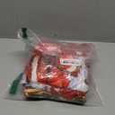 Moukeren Christmas Chair Covers Set of 6 African American Christmas Decorations Black Santa Chair Protector Red Stretch Washable Removable Slipcover for Xmas Kitchen Dining Room Living Room Decor