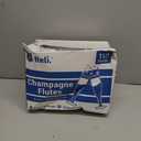 Reli. Champagne Flutes Plastic | 110 Pack | 4.5 oz - Gold Rim Clear | Premium Plastic Champagne Flutes | Party-Perfect for Celebrations