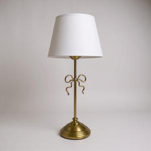 Gold Bow Desk Lamp Coquette Aesthetic Table Lamp for Bedroom, Vanity & Desk Decor, Soft Warm Light, Adjustable Lamp for Study, Reading & Makeup Cute Feminine Bow Accent (Gold)