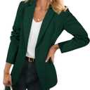 Cicy Bell Womens Casual Blazers Open Front Long Sleeve Work Office Suit Jackets Blazer XS