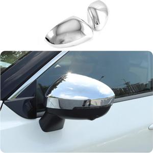 Car Accessories Fit for Nissan New Rogue 2021 2022 2023 2024 2025 2026 Rear View Mirror Side Molding Guard Cover Trims (Chrome) 2PCS ABS