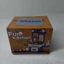 Kitchen Set for Toddler with Sound and LightPretend Cooking Food Set,Kids Kitchen PlaysetPlay Sink with Running Water and Electronic Induction StoveKitchen Accessories (red Kitchen Set)