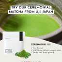 Ceremonial Matcha Uji – First Harvest Authentic Ceremonial Grade Matcha from Japan – Pure Japanese Green Tea Powder – 1.05 oz